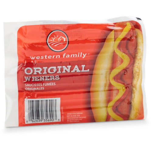 Western Family - Hot Dog Wieners - Original