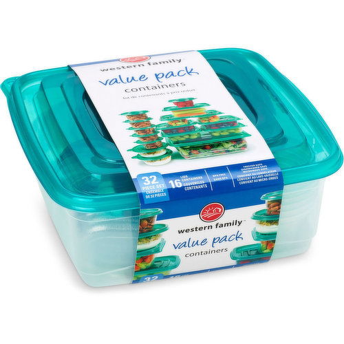 Western Family - Food Container Set - Value Pack