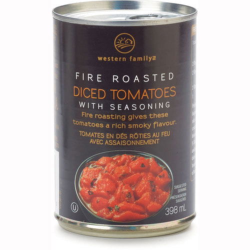 Western Family - Signature Fire Roasted Diced Tomatoes with Seasoning