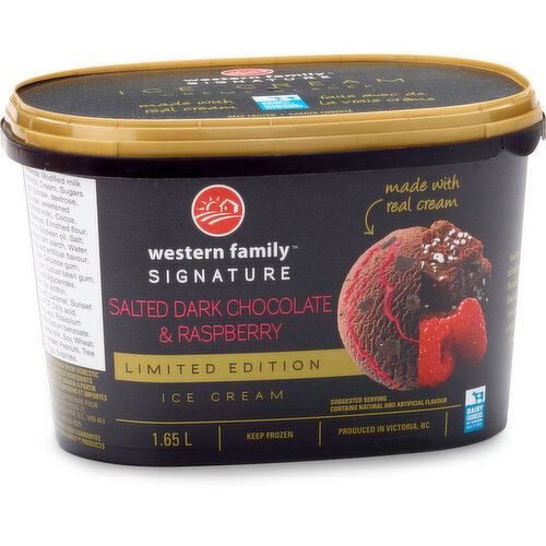 Western Family - Signature Dark Choc Rasp Ice Crm