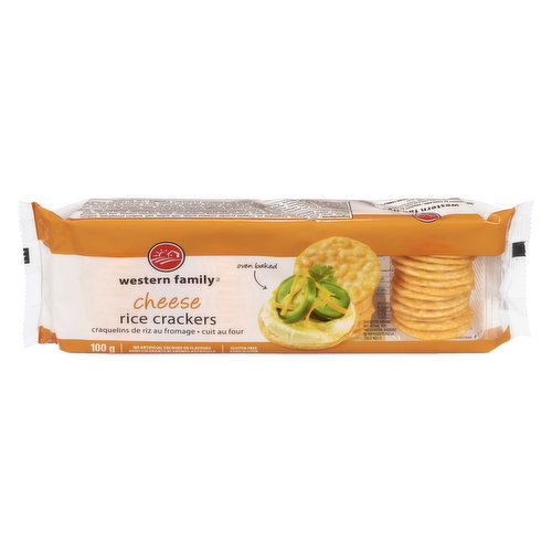 Western Family - Rice Crackers - Cheese