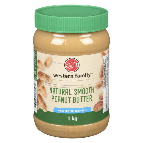 Western Family - Peanut Butter - Natural Smooth