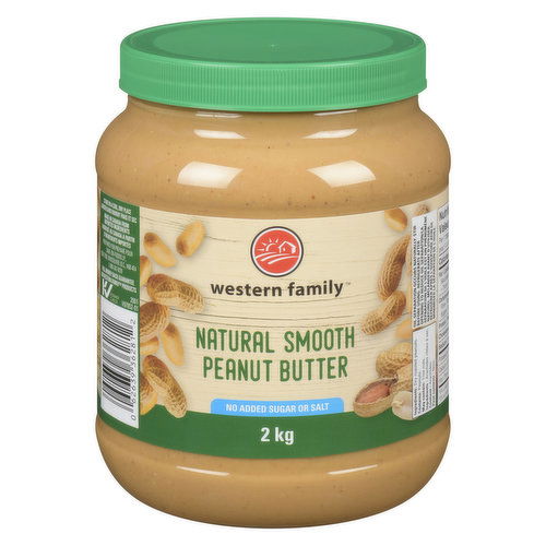 Western Family - Peanut Butter - Natural Smooth