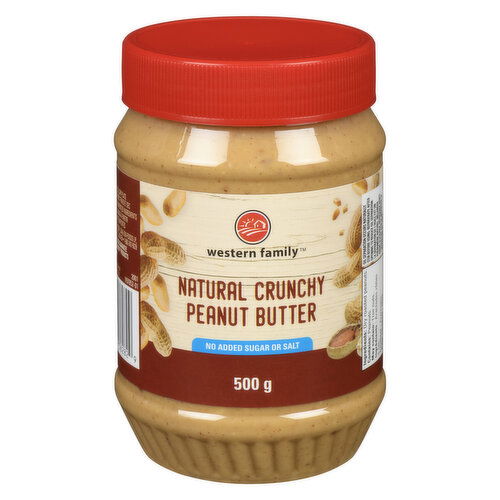 Western Family - Natural Crunchy Peanut Butter