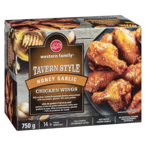 Western Family - Tavern Style Chicken Wings - Honey Garlic