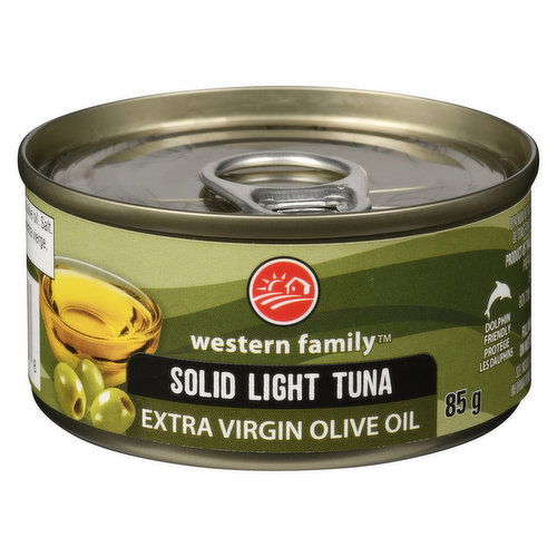 Western Family - Solid Light Tuna, Extra Virgin Olive Oil