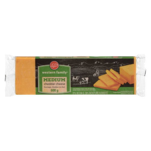 Western Family - Medium Cheddar Cheese