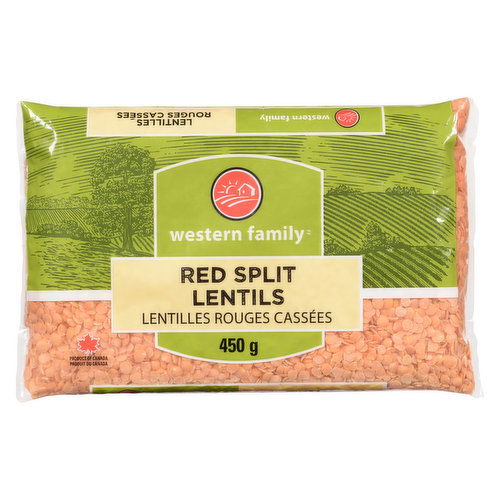 Western Family - Red Split Lentils