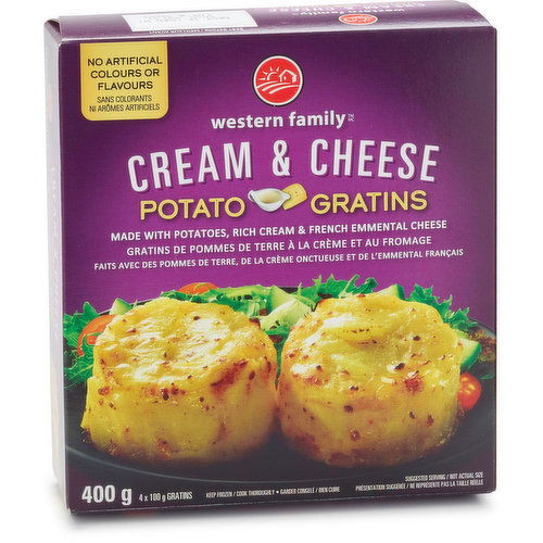 Western Family - Cream & Cheese Potato Gratins