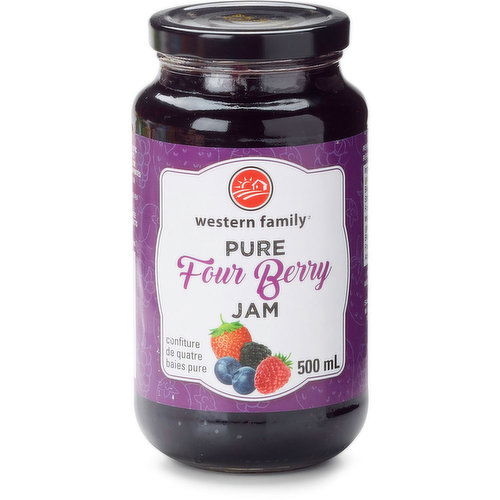 Western Family - Pure Four Berry Berry Jam