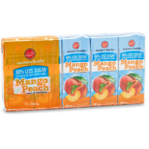 Western Family - Mango Peach Fruit Juice