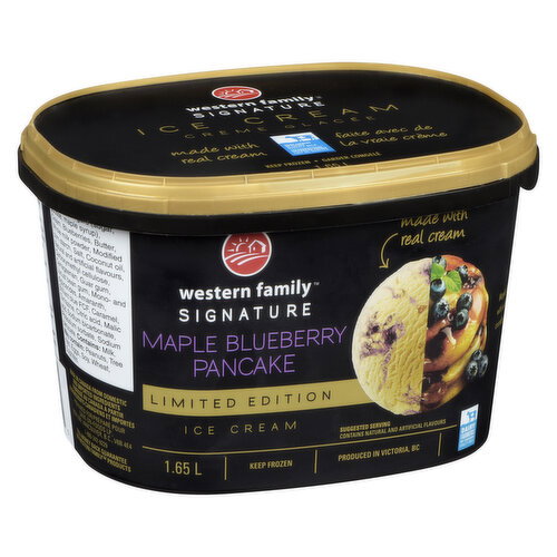 Western Family - Signature Maple Blueberry Pancake Ice Cream