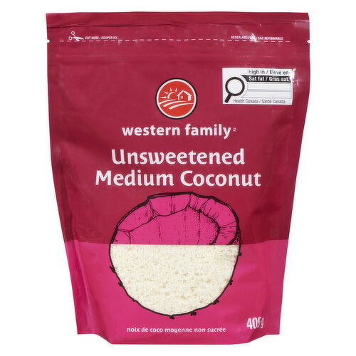 Western Family - Unsweetened Medium Coconut