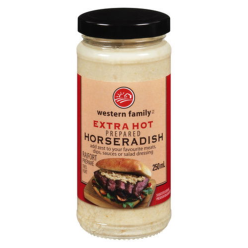 Western Family - Prepared Horseradish, Extra Hot