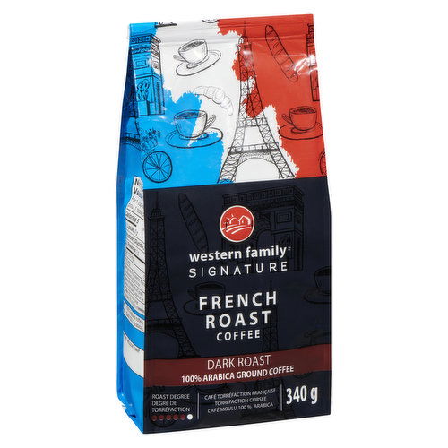 Western Family - Signature French Roast Ground Coffee, Dark Roast