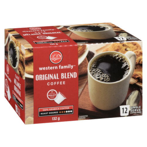 Western Family - Original Blend Coffee Pods, Medium Roast