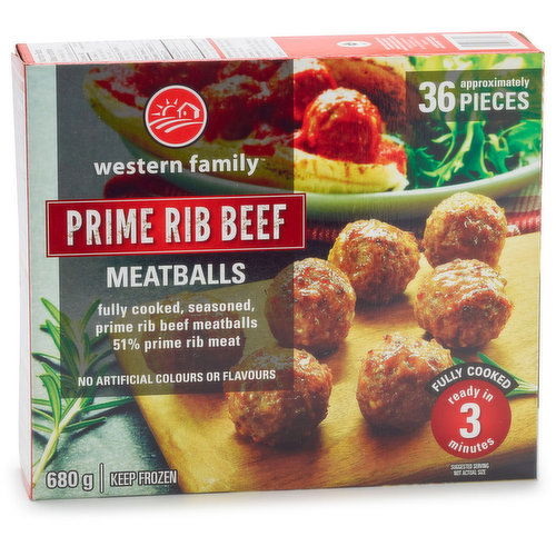 Western Family - Prime Rib Beef Meatballs