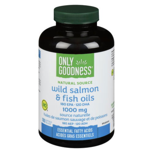 Only Goodness - Wild Salmon & Fish Oils Softgels - 1000mg