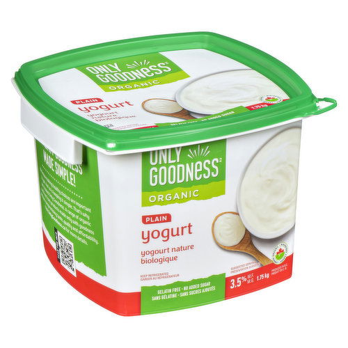 Only Goodness - Organic Plain Yogurt