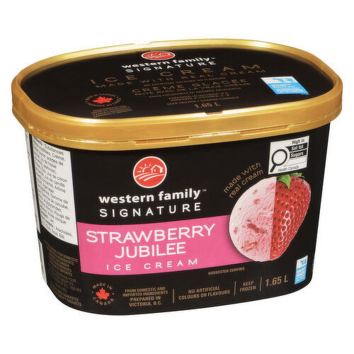 Western Family - Signature Strawberry Jubilee Ice Cream