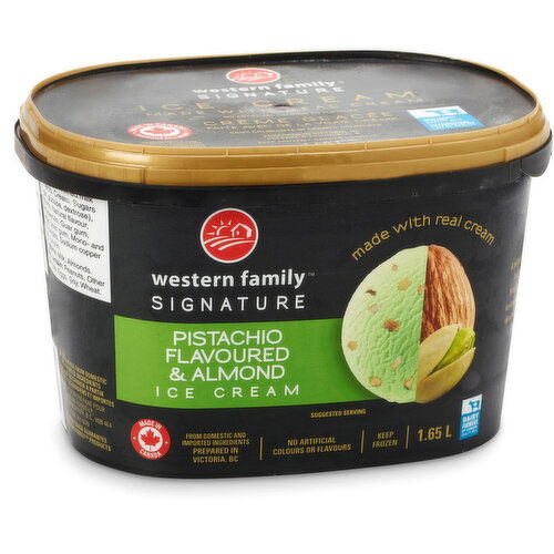 Western Family Signature Pistachio Ice Cream