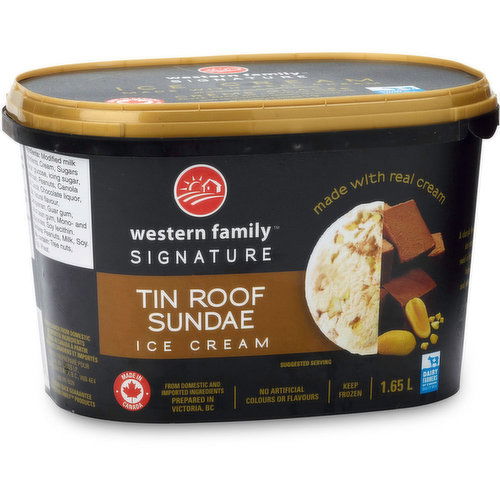 Western Family - Signature Tin Roof Sundae Ice Cream