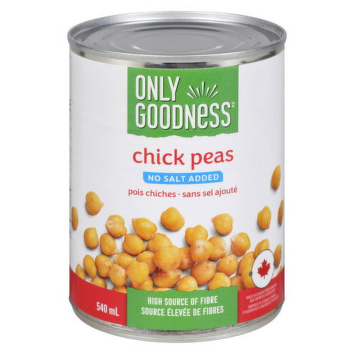 Only Goodness - Chick Peas, No Salt Added