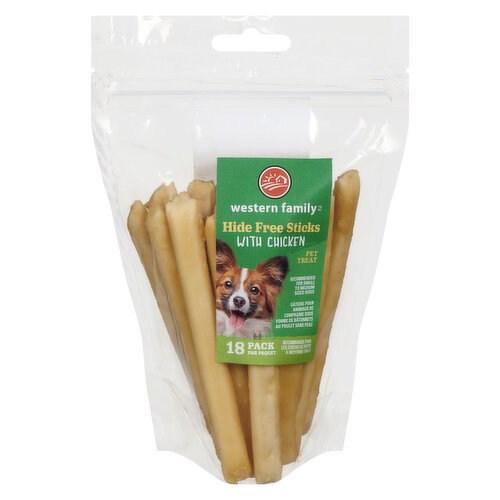 Western Family - Hide Free Sticks with Chicken