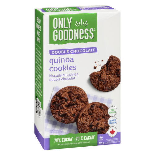 Only Goodness - Double Chocolate Quinoa Cookies