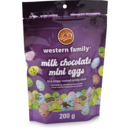 Western Family - Milk Chocoalte Mini Eggs