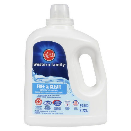 Western Family - Concentrated Liquid Laundry Detergent,