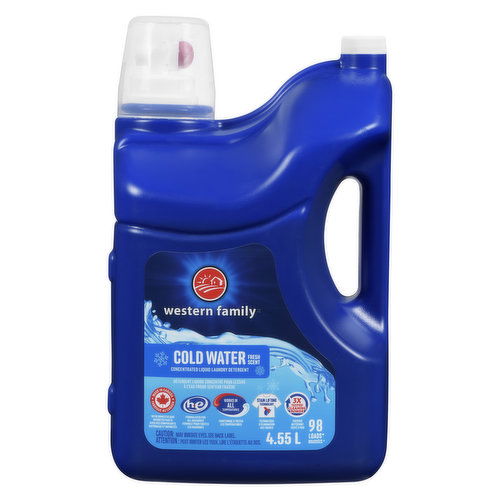 Western Family - Liquid Laundry Detergent, Cold Water Fresh Scent