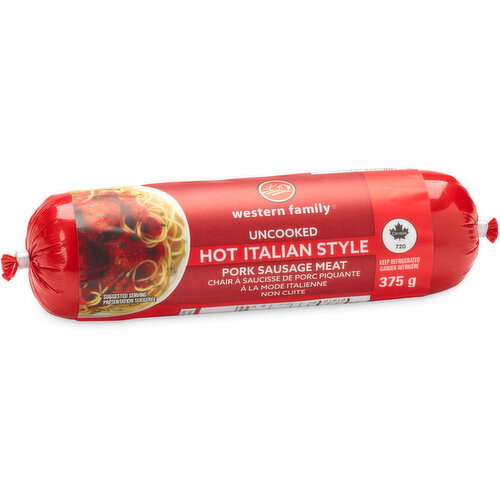 Western Family - Hot Italian Style Pork Sausage