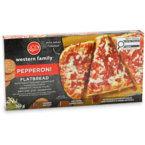 Western Family - Pepperoni Flatbread