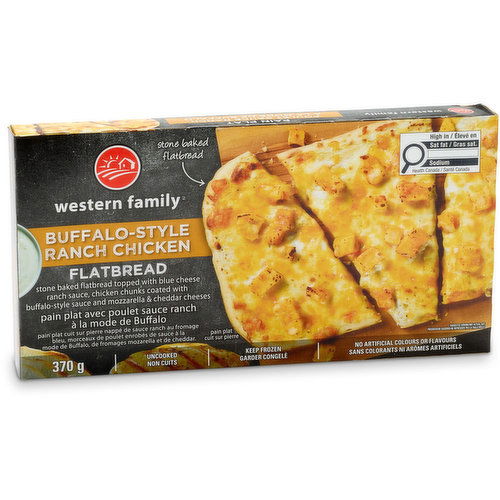 Western Family - Buffalo Style Ranch Chicken Flatbread