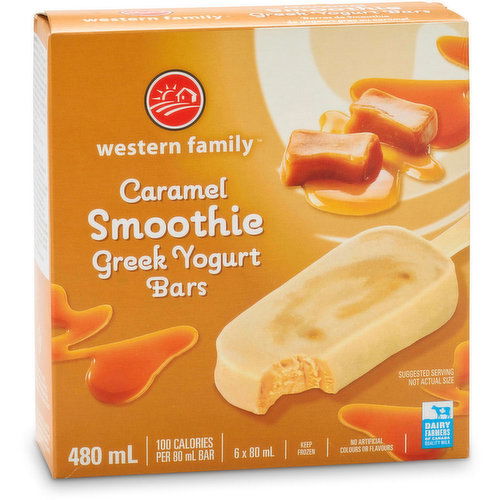 Western Family - Caramel Greek Yogurt Bar