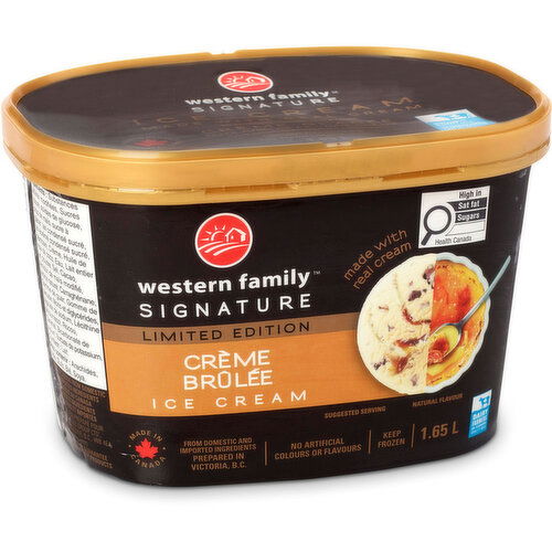 Western Family - Signature Creme Brulee Ice cream