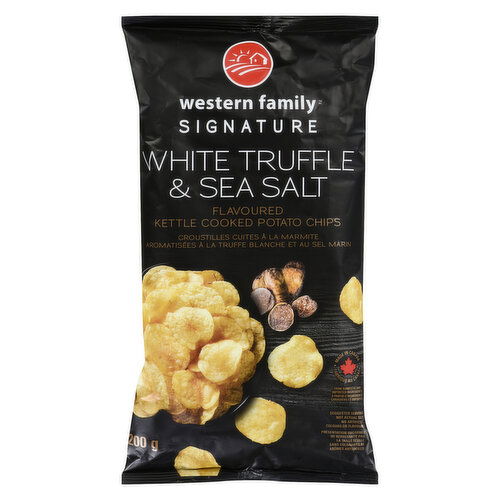 Western Family - Signature Kettle Chips, White Truffle & Sea Salt