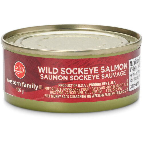 Western Family - Wild Sockeye Salmon