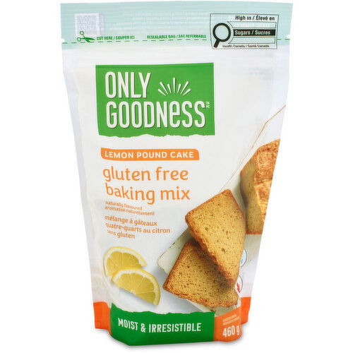 Only Goodness - Lemon Pound Cake Baking Mix, Gluten Free