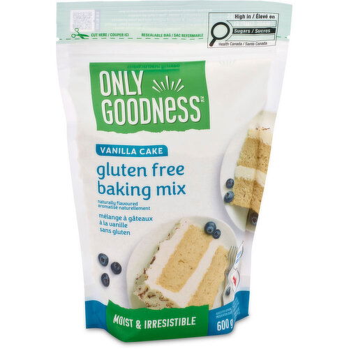 Only Goodness - Vanilla Cake Baking Mix, Gluten Free