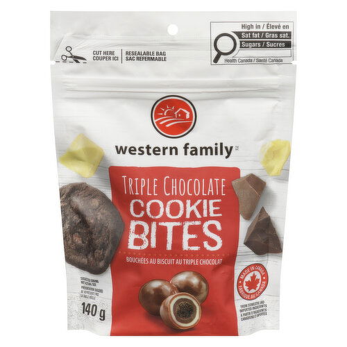 Western Family - Triple Chocolate Cookie Bites