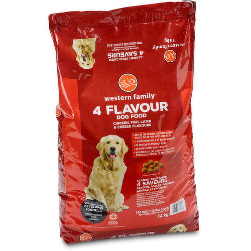 Western Family - 4 Flavour Dog Food