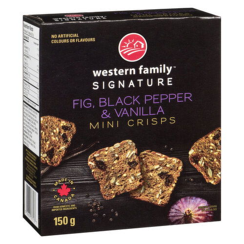 Western Family - Signature Mini Crisps, Vanilla & Black Pepper