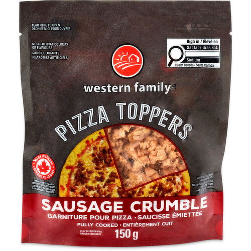 Western Family - Sausage Crumble Pizza Topper