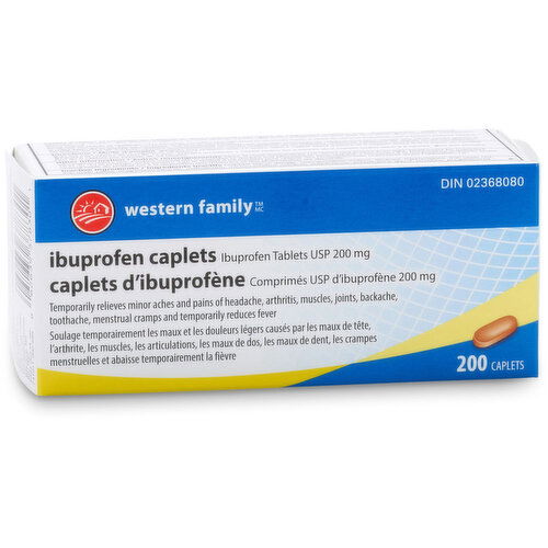 Western Family - Ibuprofen 200mg Caplets