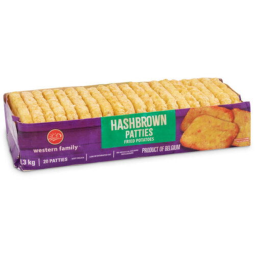 Western Family - Hash Browns Patties, 20 Pack