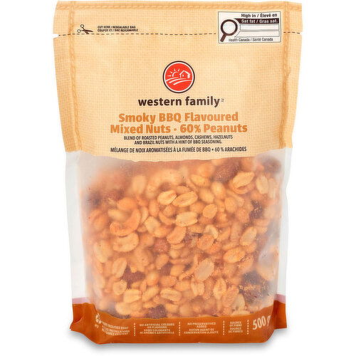 Western Family - Mixed Nuts, Smoky BBQ