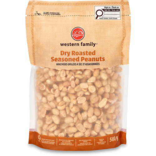 Western Family - Dry Roasted Seasoned Peanuts
