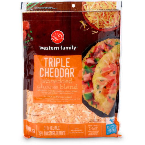 Western Family - Triple Shredded Cheddar Blend